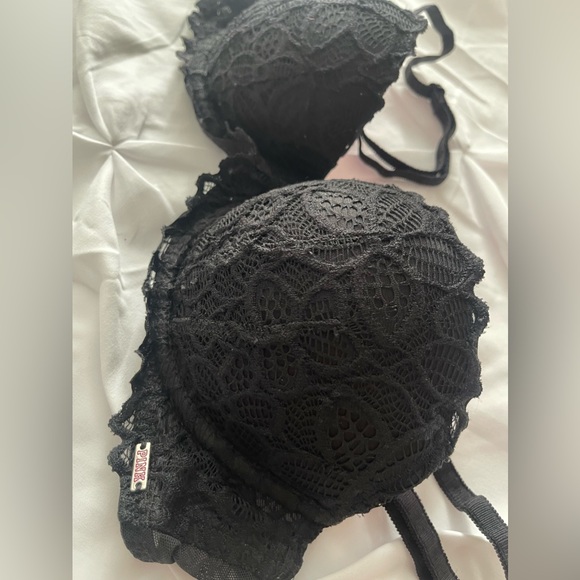 Pink Date Push Up Bra - Picture 2 of 3